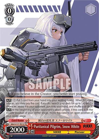 Puritanical Pilgrim Snow White NIK/S117-TE15 TD GODDESS OF VICTORY: NIKKE Card