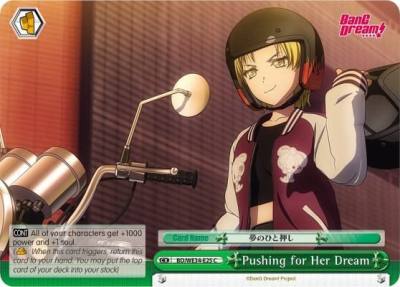 Pushing for Her Dream Parallel Foil BD/WE34-E25 C Morfonica x RAISE A SUILEN Card