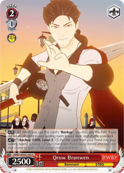 Qrow Branwen RWBY/WX03-050 R RWBY Card
