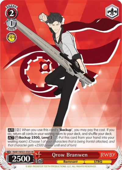 Qrow Branwen SR RWBY/WX03-050S SR RWBY Card