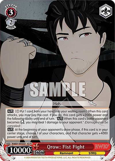 Qrow Fist Fight RWBY/WXE01-43 N RWBY Premium Booster Card