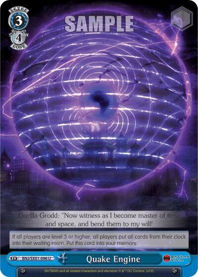 Quake Engine BNJ/SX01-096 U Batman Ninja Card