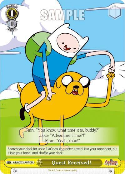 Quest Received AT/WX02-A07 Adventure Time Card