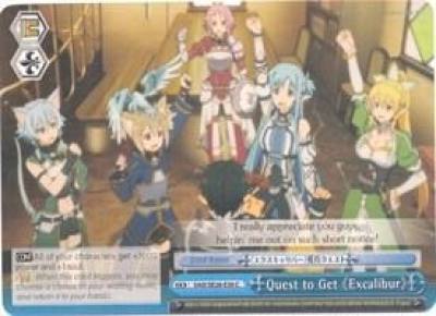 Quest to Get Excalibur SAO/SE26-E36 C Sword Art Online II Vol.2 Card