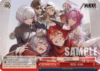 RED ASH RRR NIK/S117-E083R RRR GODDESS OF VICTORY: NIKKE Card