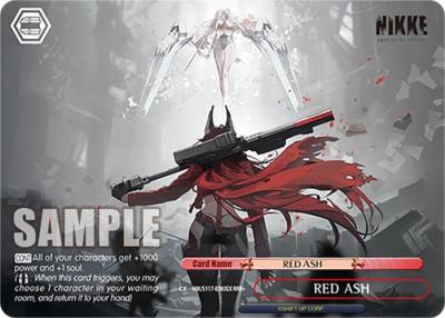 RED ASH RRRplus NIK/S117-E083EX RRR+ GODDESS OF VICTORY: NIKKE Card
