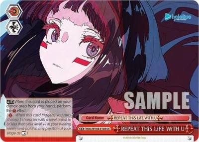 REPEAT THiS LiFE WiTH U HOL/W104-E108 CC hololive production Vol.2 Card