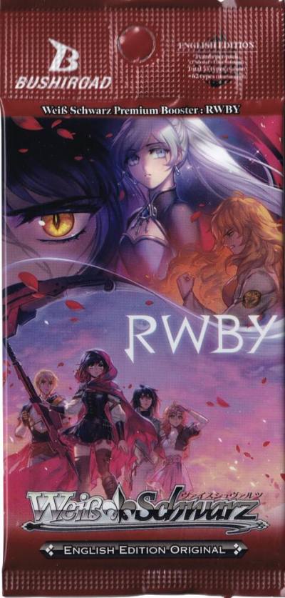 RWBY Premium Booster Pack  RWBY Premium Booster Card