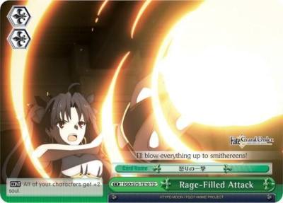 Rage Filled Attack FGO/S75-TE10 TD Fate/Grand Order Absolute Demonic Front: Babylonia Card