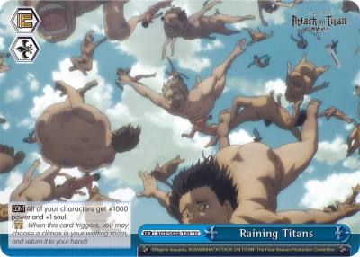 Raining Titans AOT/SX04-T20 TD Attack On Titan: Final Season Card
