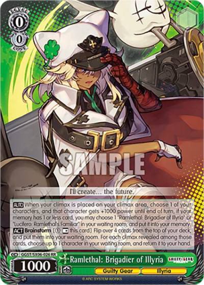 Ramlethal Brigadier of Illyria GGST/SX06-026 RR Guilty Gear -Strive- Card