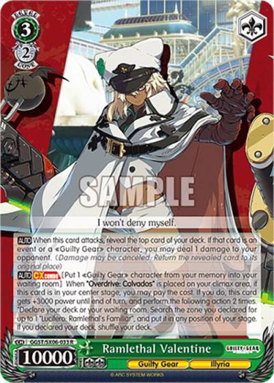 Ramlethal Valentine GGST/SX06-033 R Guilty Gear -Strive- Card