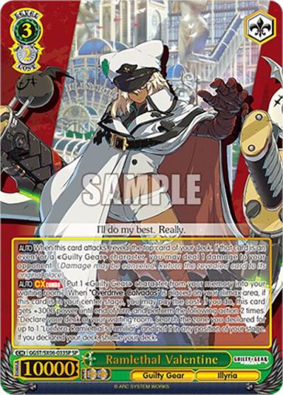 Ramlethal Valentine SP GGST/SX06-033SP SP Guilty Gear -Strive- Card