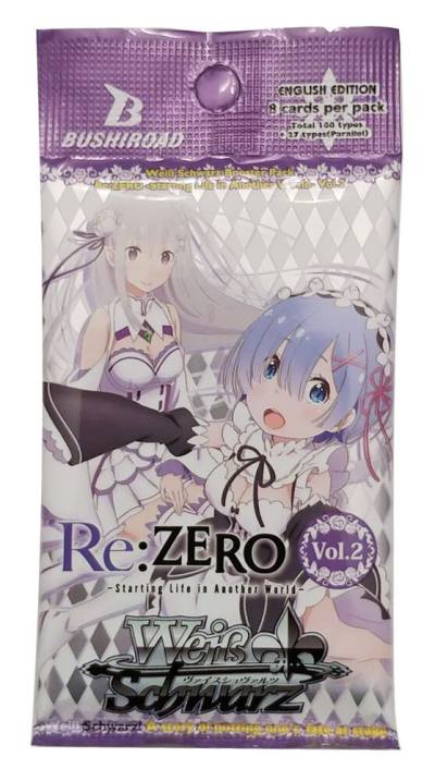 ReZERO Vol2 Booster Pack  Re:ZERO Vol.2 Card