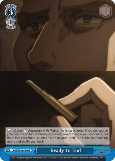 Ready to End AOT/SX04-096 U Attack On Titan: Final Season Card