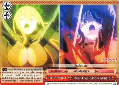 Real Explosion Magic KS/W49-E067 CR KonoSuba Card