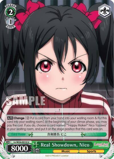 Real Showdown Nico LL/W34-E010 U Love Live! Vol. 2 Card