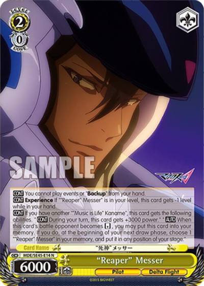 Reaper Messer MDE/SE45E14 N MACROSS Delta Premium Booster Card