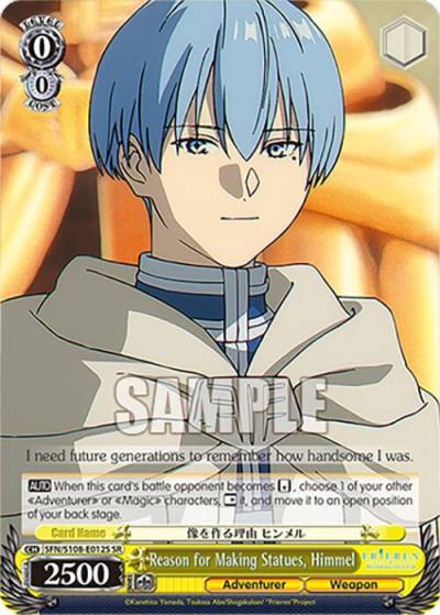 Reason for Making Statues Himmel SR SFN/S108-E012S SR Frieren: Beyond Journey’s End Card