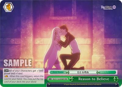 Reason to Believe RRR RZ/S116-E046R Re:ZERO -Starting Life in Another World- Vol.3 Card