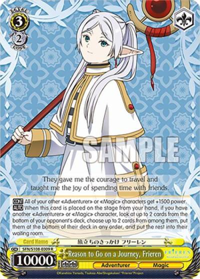 Reason to Go on a Journey Frieren SFN/S108-E009 R Frieren: Beyond Journey’s End Card