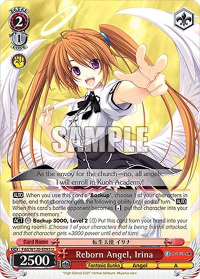 Reborn Angel Irina Fdd/W120-E093 U Fujimi Fantasia Bunko Vol.2 Card
