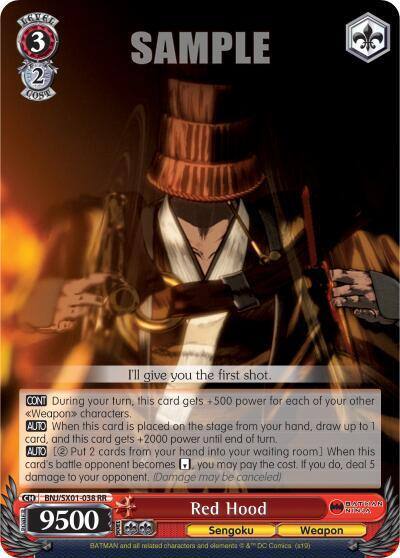 Red Hood BNJ/SX01-038 RR Batman Ninja Card