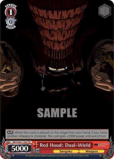 Red Hood Dual Wield BNJ/SX01-T04 TD Batman Ninja Card