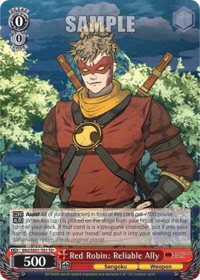 Red Robin Reliable Ally BNJ/SX01-T01 TD Batman Ninja Card