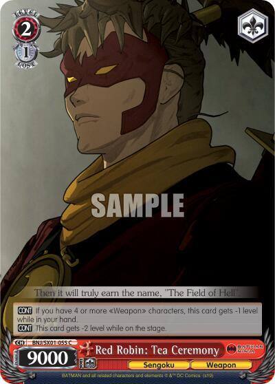 Red Robin Tea Ceremony BNJ/SX01-055 C Batman Ninja Card