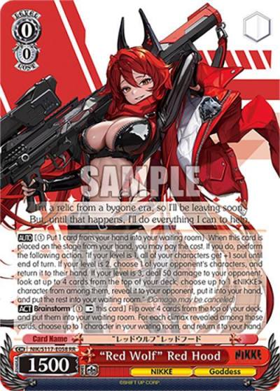 Red Wolf Red Hood NIK/S117-E058 RR GODDESS OF VICTORY: NIKKE Card