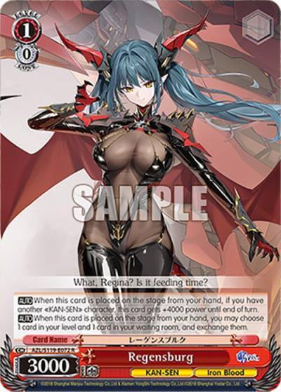 Regensburg AZL/S119-E072 R Azur Lane Vol. 2 Card