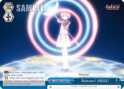 Release SIEGE CCS/WX01-098 CR Cardcaptor Sakura: Clear Card Card