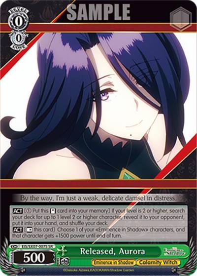 Released Aurora SR EIS/SX07-007S The Eminence in Shadow Card