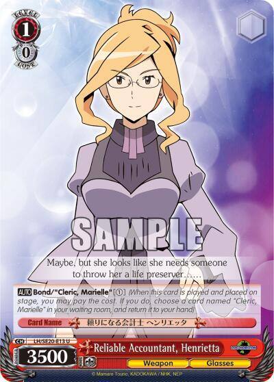 Reliable Accountant Henrietta LH/SE20-E13 U LOG HORIZON Card