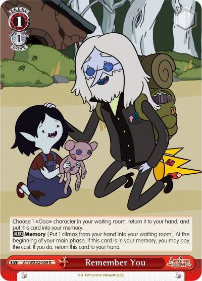 Remember You AT/WX02-069 R Adventure Time Card