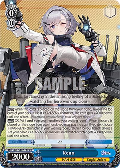 Reno AZL/S102-E105 R Azur Lane Card