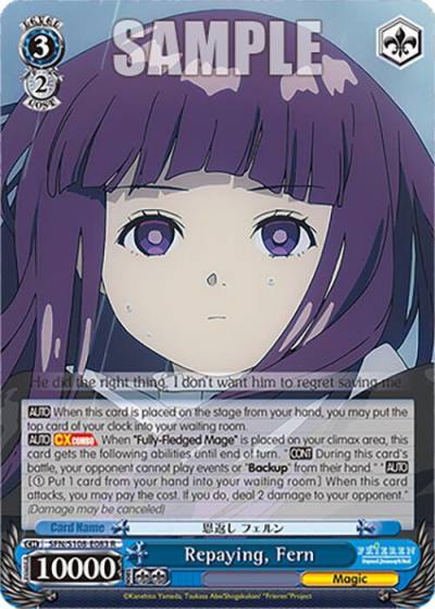 Repaying Fern SFN/S108-E083 R Frieren: Beyond Journey’s End Card