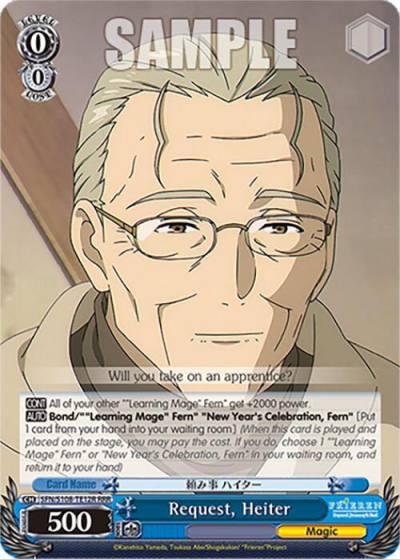 Request Heiter RRR SFN/S108-TE12R RRR Frieren: Beyond Journey’s End Card