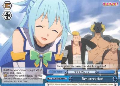 Resurrection KS/W49-E098 CR KonoSuba Card