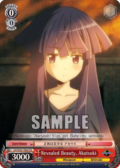 Revealed Beauty Akatsuki LH/SE20-TE04 TD LOG HORIZON Card
