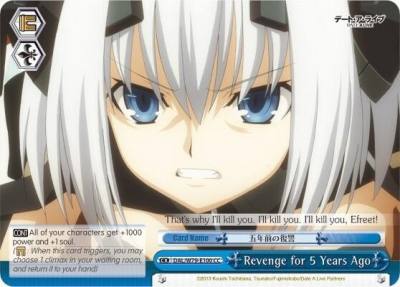 Revenge for 5 Years Ago DAL/W79-E100 CC Date A Live Card