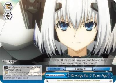 Revenge for 5 Years Ago RRR DAL/W79-E100R RRR Date A Live Card