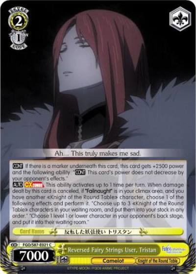 Reversed Fairy Strings User Tristan FGO/S87-E021 C Fate/Grand Order THE MOVIE Divine Realm of the Round Table: Camelot Card