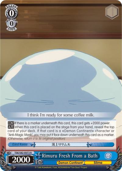 Rimuru Fresh From a Bath TSK/S82-E072 R That Time I Got Reincarnated as a Slime Vol.2 Card
