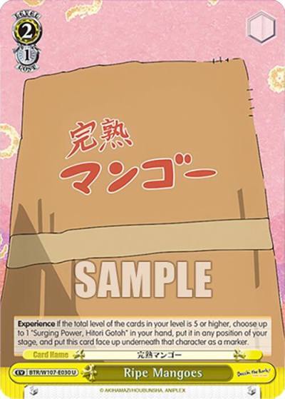 Ripe Mangoes BTR/W107-E030 U BOCCHI THE ROCK! Card