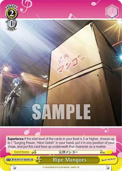 Ripe Mangoes SR BTR/W107-E030S SR BOCCHI THE ROCK! Card