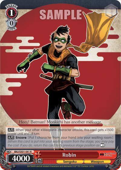 Robin BNJ/SX01-041 R Batman Ninja Card