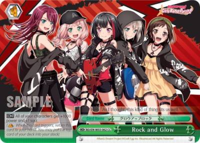 Rock and Glow BD/EN-W03-062 CC BanG Dream! Girls Band Party! MULTI LIVE Card