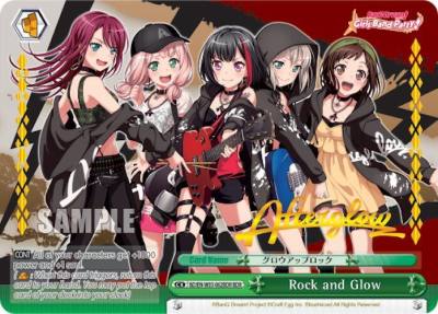 Rock and Glow BDR BD/EN-W03-062BDR BDR BanG Dream! Girls Band Party! MULTI LIVE Card